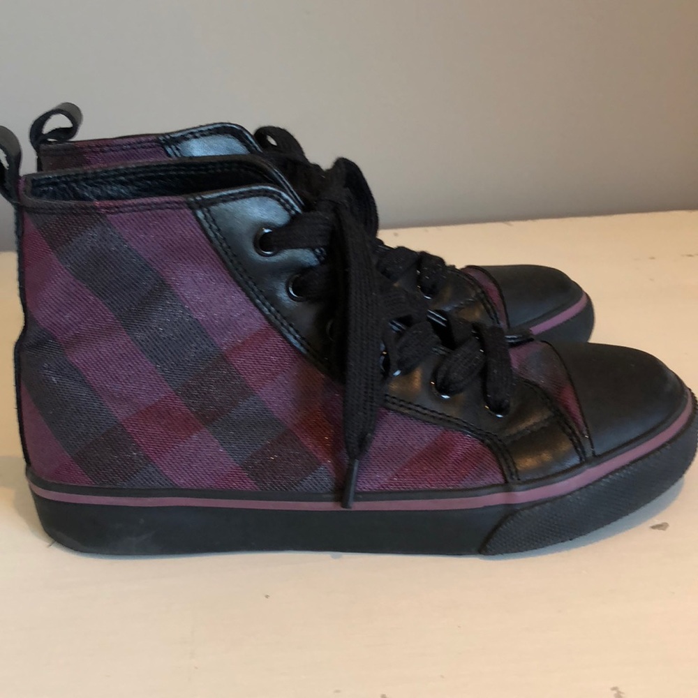 Burberry plaid high tops